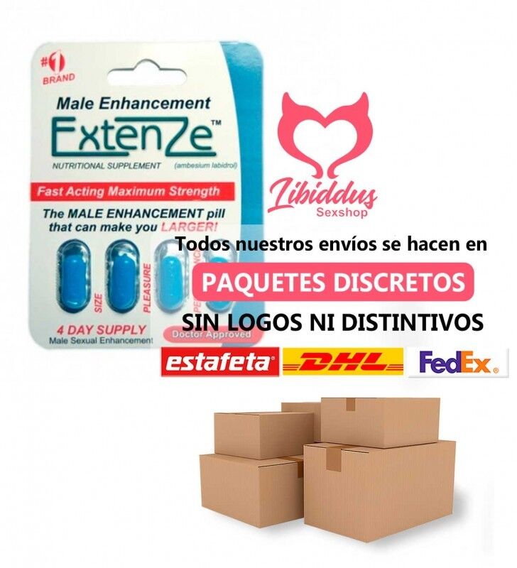 3 Extenze Blister Potenciador Masculino Contenido 12 capsulas 3 Extenze Blister Potenciador Masculino Contenido 12 capsulas