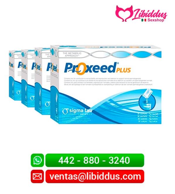 4 Proxeed Plus Suplemento de Fertilidad Masculina 120 Sobres